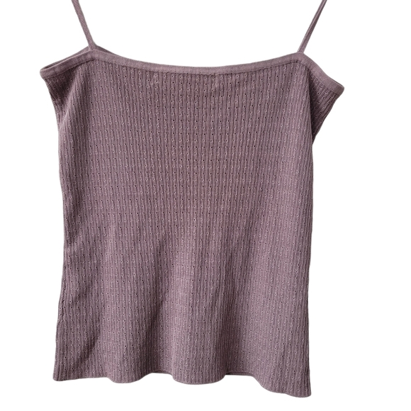 Mauve Pink Skinny Strap Camisole Tube Top Sz M - Picture 1 of 9